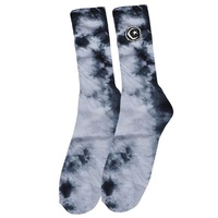 Foundation Socks Tye Dye Black/White image