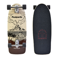 Hamboards Complete Surfskate Paskowitz Hut Island 30 Inch image