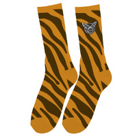 Pig Socks Zebra Mustard image