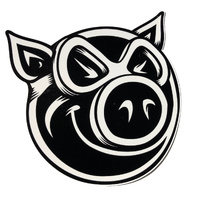 Pig Sticker 3D Single image