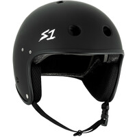 S-One S1 Helmet Retro Lifer E-Helmet Black Matte image