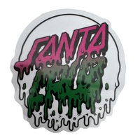 Santa Cruz Sticker Rad Dot Hollow Pink 3.5inch image