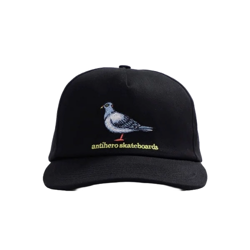 Antihero Hat Lil Pigeon Snapback Black/Yellow