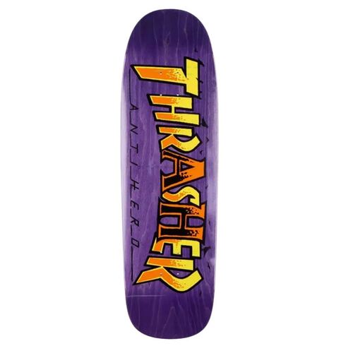 Antihero Deck Thrasher Collab Purple Stain 9.56 Inch Width