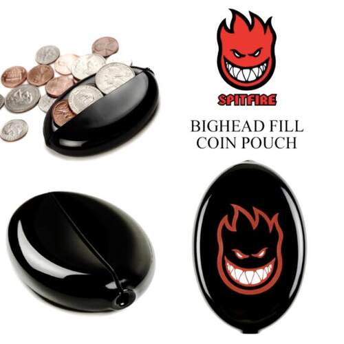 Spitfire Coin Pouch Bighead Fill Black