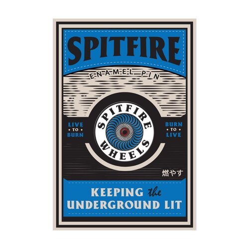 Spitfire Pin OG Circle Blue