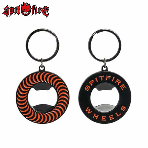 Spitfire Bottle Opener Classic Swirl Black/Red