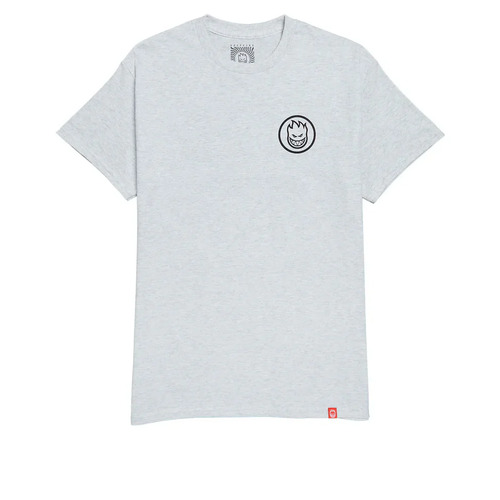 Spitfire Tee Classic Swirl Ash/Black [Size: Mens Small]