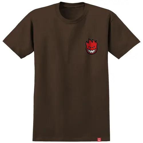 Spitfire Tee Lil Bighead Full Chocolate [Size: Mens Medium] [Colour: Brown]