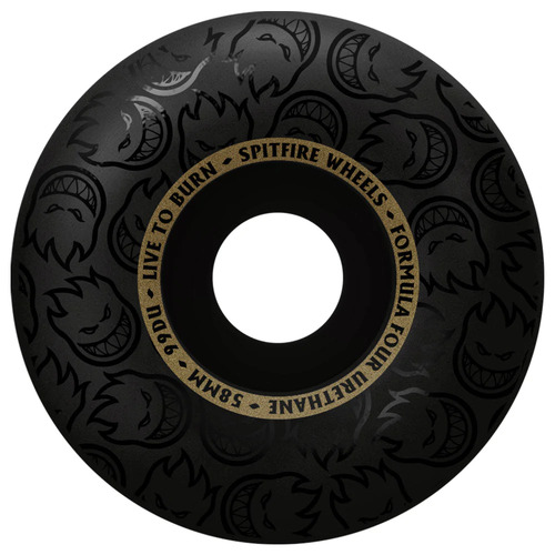 Spitfire Wheels F4 101d Blackout Radial 58mm