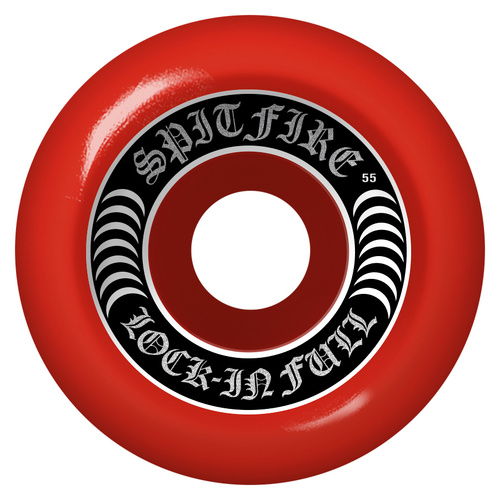 Spitfire Wheels F4 99D Lockin Full Red 55mm