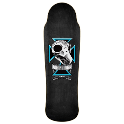 Birdhouse Deck Old School Skull 2 Hawk 9.75 Inch Width