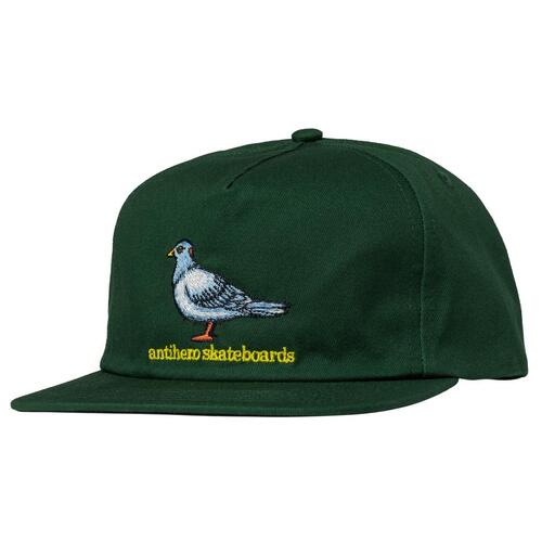 Antihero Hat Lil Pigeon Forest Green/Yellow