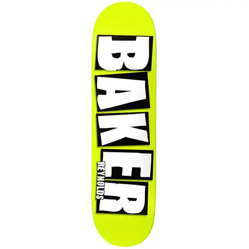 Baker Deck Reynolds Brand Name Neon Yellow B2 8.38 Inch Width