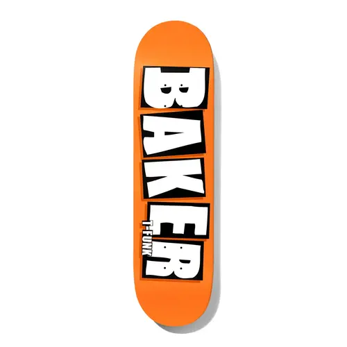 Baker Deck T-Funk Brand Name Neon Orange B2 8.25 Inch Width