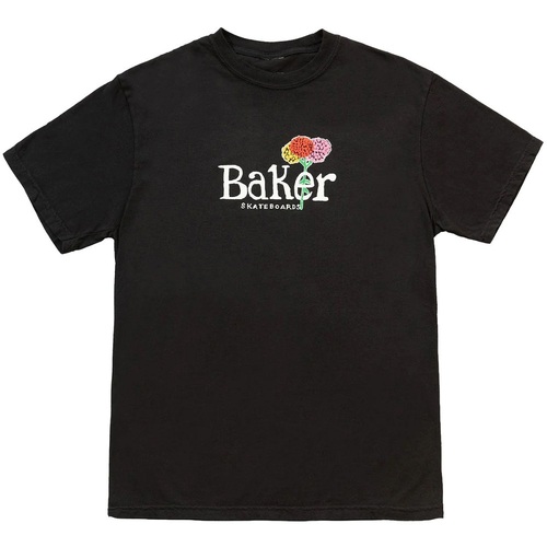 Baker Tee Fleurs Black Wash