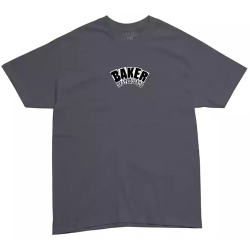 Baker Tee Arch Logo Charcoal [Size: Mens Large] [Colour: Grey]