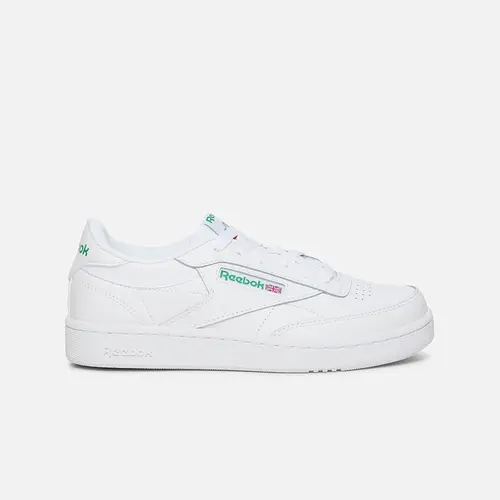 Reebok Youth Club C White/Glen Green/Vector Blue [Size: US 4]