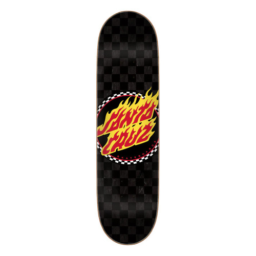 Santa Cruz Deck Flame Dot Check 8.5 Inch Width