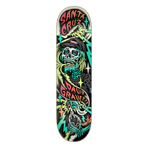 Santa Cruz Deck Gravette Hippie Skull Pro 8.3 Inch Width