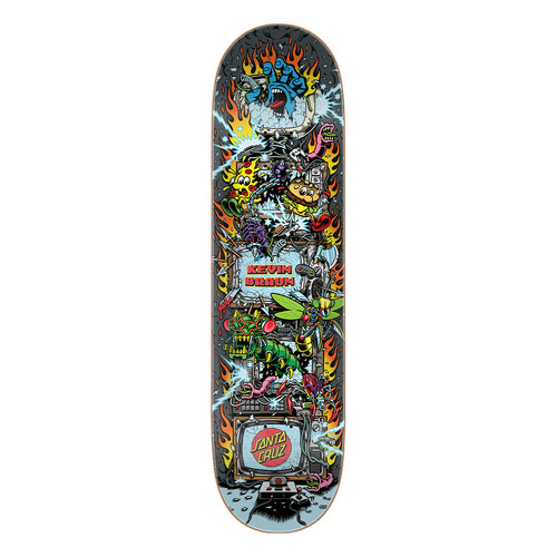 Santa Cruz Deck Everslick Braun Game Over 8.25 Inch Width