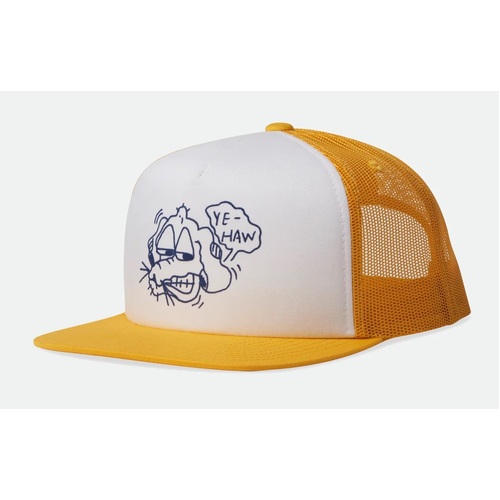 Brixton Hat Ye-Haw MP Mesh Yellow Cab/White