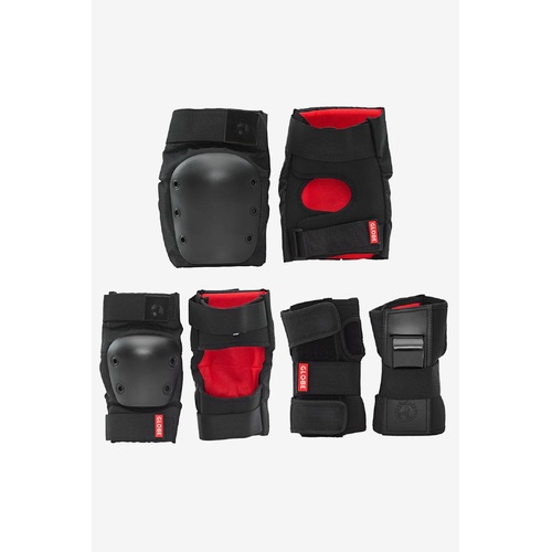 Globe Goodstock Pad Set Matte Black [Size: Mens Small]