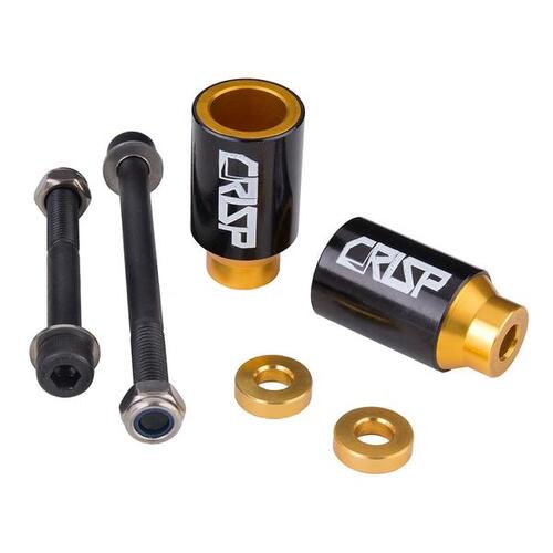 Crisp Sleeved Gold Chromo Scooter Pegs