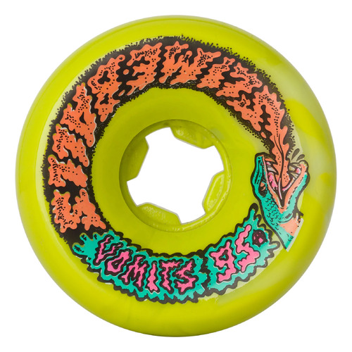 Santa Cruz Wheels Slimeballs Snake Vomits Green/White Swirl 60mm 95a