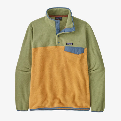 Patagonia Jumper Synch Snap-T LW Pullover Pufferfish Gold [Size: Mens Large]