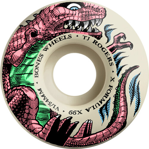 Bones Wheels X-Formula Rogers Dino-Sortas V1 Standard 99a 54mm