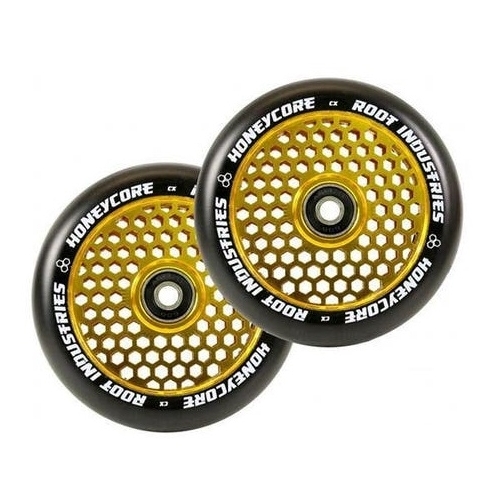 Root Industries Honey Core Black/Gold 110mm Scooter Wheels