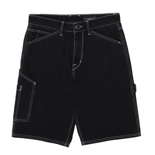 Volcom Shorts Labored Denim Utility Black [Size: 32 inch Waist]