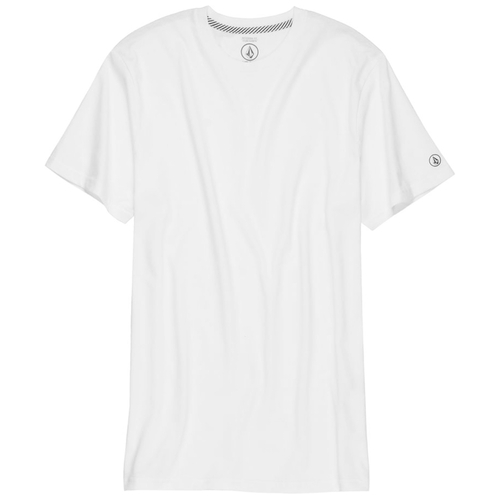 Volcom Tee Solid White [Size: Mens Small]