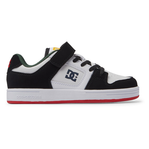 DC Youth Shoes Manteca White/Black/Red [Size: US 11K]