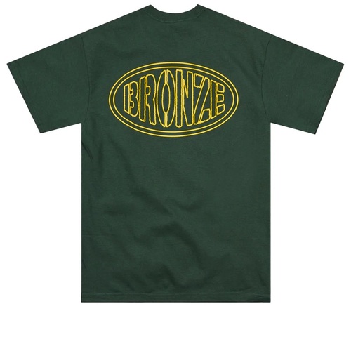 Bronze 56K Tee Oval Logo Forest Green [Size: Mens Medium]