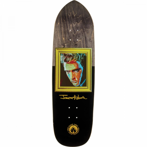 Black Label Deck All Shook Up Jason Adams Punk Point Brown Stain 9.5 Inch Width