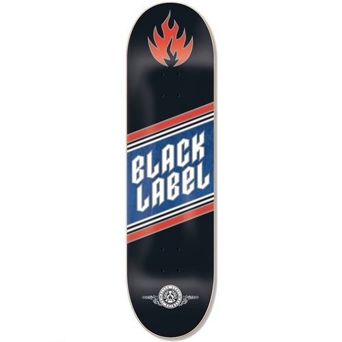 Black Label Deck Top Shelf Black/Assorted Stain 8.5 Inch Width