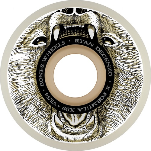 Bones Wheels X-Formula Bear Grills Decenzo V5 Sidecut 99A 54mm