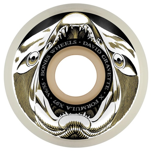 Bones Wheels X-Formula Salmon Illa Gravette V6 Widecut 97A 55mm