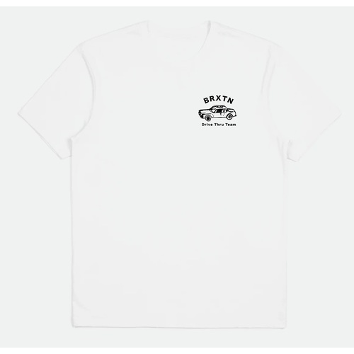 Brixton Tee Drive Thru Standard White [Size: Mens Medium]