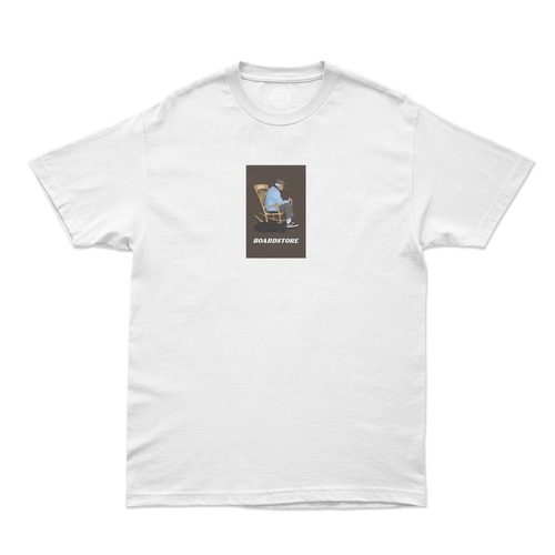 Boardstore Tee Retirement White [Size: Mens Small]