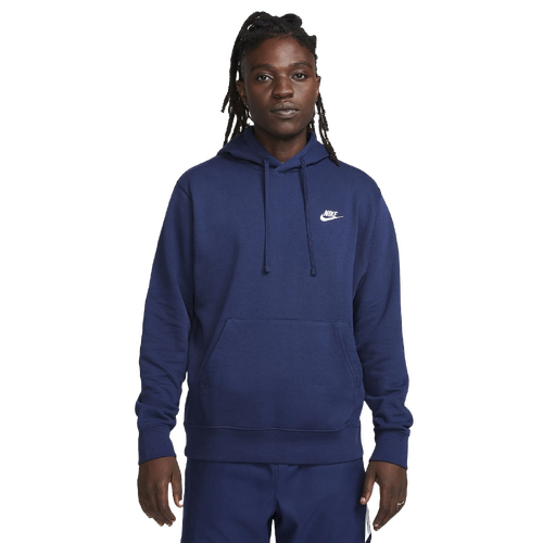 Nike Jumper Sportswear Club Pullover Hood Midnight Navy [Size: Mens X Large]