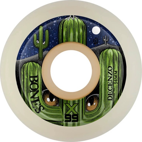 Bones Wheels X Formula Decenzo Cat Eye Cacti V5 Sidecut 99s 54mm