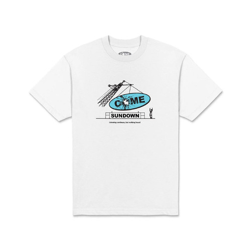 Come Sundown Tee Nothing Heard White [Size: Mens Medium]