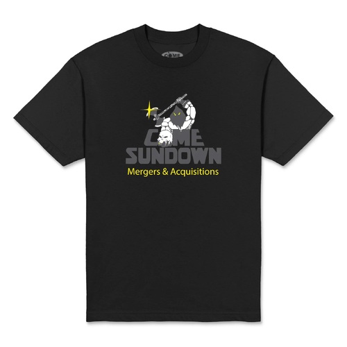 Come Sundown Tee Mergers Black [Size: Mens Medium] [Colour: Black]