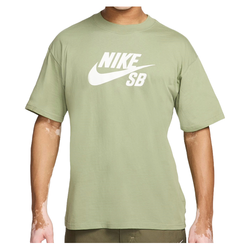 Nike SB Tee Logo HBR Oil Green [Size: Mens Small]