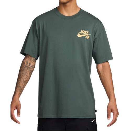 Nike SB Tee Logo Left Breast Dark Green [Size: Mens Medium] [Colour: Green]