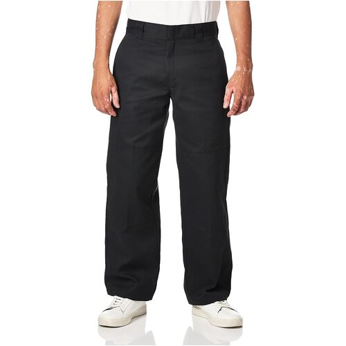 Dickies Pants Double Knee Flex Black [Size: 32 inch Waist]