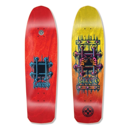 Black Label Deck OG Bars John Lucero Red/Yellow 9.25